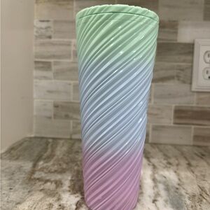 Starbucks Pastel Swirl Tumbler - Green, Blue, Pink